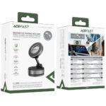 Επιτραπέζια Μαγνητική Βάση Στήριξης Acefast E28 με Δυνατούς Μαγνήτες και Ελεύθερη Περιστροφή και Κλίση Γκρι - Image 2