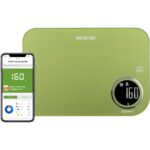 Ζυγαριά Κουζίνας 5kg Sencor SKS 7070GG LCD Οθόνη με Bluetooth και Εφαρμογή Κινητού Πράσινη