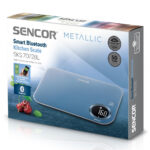 Ζυγαριά Κουζίνας 5kg Sencor SKS 7072BL LCD Οθόνη με Bluetooth και Εφαρμογή Κινητού Μπλε - Image 2