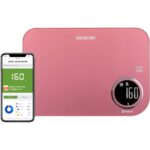 Ζυγαριά Κουζίνας 5kg Sencor SKS 7074RD LCD Οθόνη με Bluetooth και Εφαρμογή Κινητού Κόκκινη