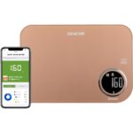 Ζυγαριά Κουζίνας 5kg Sencor SKS 7076GD LCD Οθόνη με Bluetooth και Εφαρμογή Κινητού Χρυσή