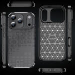 Θήκη Ancus AutoFocus Carbon Fiber για Apple iPhone 17 Pro Μαύρη - Image 2