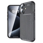 Θήκη Ancus AutoFocus Carbon Fiber για Apple iPhone 17 Μαύρη