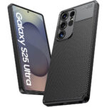 Θήκη Ancus AutoFocus Carbon Fiber για Samsung SM-S938 Galaxy S25 Ultra 5G Μαύρη