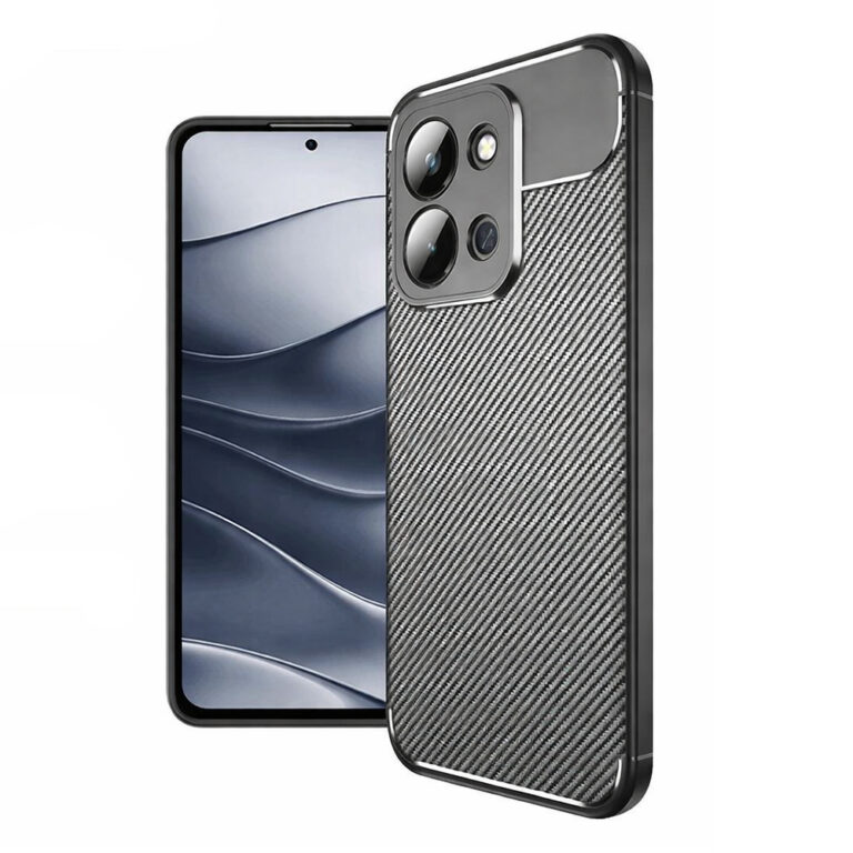 Θήκη Ancus AutoFocus Carbon Fiber για Xiaomi Redmi 15C TPU Μαύρη