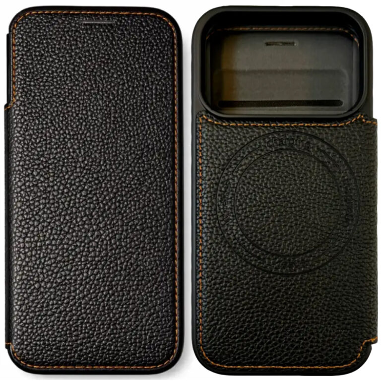 Θήκη Folio TPU Ancus Magnetic Ring για Apple iPhone 17 Pro Max 5G Μαύρη