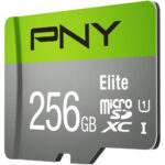 Κάρτα Μνήμης MicroSDXC PNY Elite 256GB Class 10 U1 με UHS-I Bus Speed και Αντάπτορα - Image 2