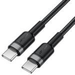 Καλώδιο Σύνδεσης Acefast C22-03 USB-C σε USB-C Braided USB2.0 3A 60W 1.2m Μαύρο