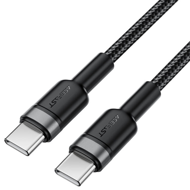 Καλώδιο Σύνδεσης Acefast C22-03 USB-C σε USB-C Braided USB2.0 3A 60W 1.2m Μαύρο