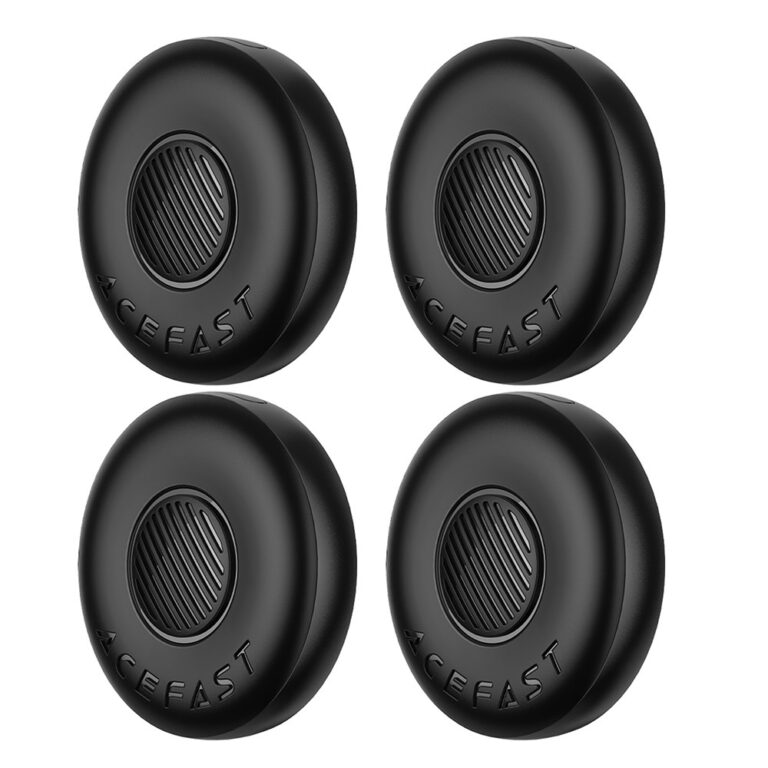 Σετ Acefast Tag S1 Anti-Lost Tracker Μόνο για iOS Συμβατό με Apple Find My Network με Προστατευτική Θήκη και Υποδοχή για Λουράκι Μαύρο Τεμ.4