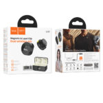 Σετ Μικρόφωνα Πέτου Hoco L22 Bright Μαγνητικό με Αμφίδρομο Μικρόφωνο 80mAh 6hr Χρήσης και Θήκη Φόρτισης Μαύρο - Image 2