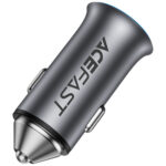 Φορτιστής Αυτοκινήτου Acefast B16 1xUSB-C 1xUSB-A PD95W QC3.0 Αλουμινένιος με Φωτισμό Γκρι - Image 3