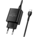 Φορτιστής Ταξιδίου Hoco DC93 1xUSB-A 5V 2.1A με Καλώδιο USB-A σε USB-C Μαύρο - Image 3