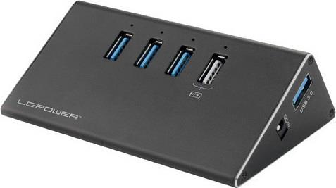 Hub LC-Power LC-HUB-ALU-2B-4 3 x USB 3 + 1 x USB Charging