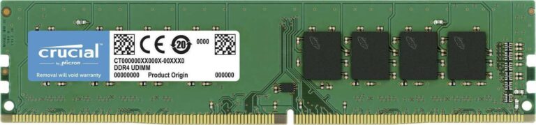 RAM CRUCIAL DDR4 16GB UDIMM 3200MHz C22