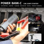 BAYU car kit με εκκινητή μπαταρίας/συμπιεστή αέρος/πιστόλι πλυσίματος/σκουπάκι αυτοκινήτου E-Pro C - Image 3