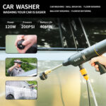 BAYU car kit με εκκινητή μπαταρίας/συμπιεστή αέρος/πιστόλι πλυσίματος/σκουπάκι αυτοκινήτου E-Pro C - Image 4