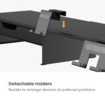 BRATECK επιτραπέζια βάση για οθόνη/laptop/smartphone/tablet STB-128-02 με συρτάρι, 13-32", έως 20kg, heavy duty, μαύρη - Image 6