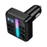 Bluetooth FM Transmitter Hoco E89 Libre 45W με 2xUSB-A και 1xUSB-C PD30W BT v5.4 Υποστηρίζει Αναπαραγωγή Μουσικής απο USB ή Κάρτα SD και Απάντηση Κλήσεων - Image 3