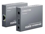 CABLETIME HDMI video extender CT-HEHD-FG60 μέσω καλωδίου RJ45