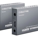 CABLETIME HDMI video extender CT-HEHD-FG60 μέσω καλωδίου RJ45