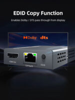 CABLETIME HDMI video extender CT-HEHD-FG60 μέσω καλωδίου RJ45, 1080p/60Hz, έως 60m - Image 6