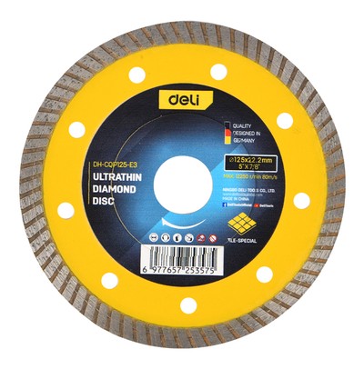DELI δίσκος κοπής διαμαντέ DH-CQP125-E3