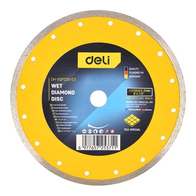 DELI δίσκος κοπής διαμαντέ DH-SQP230-E3