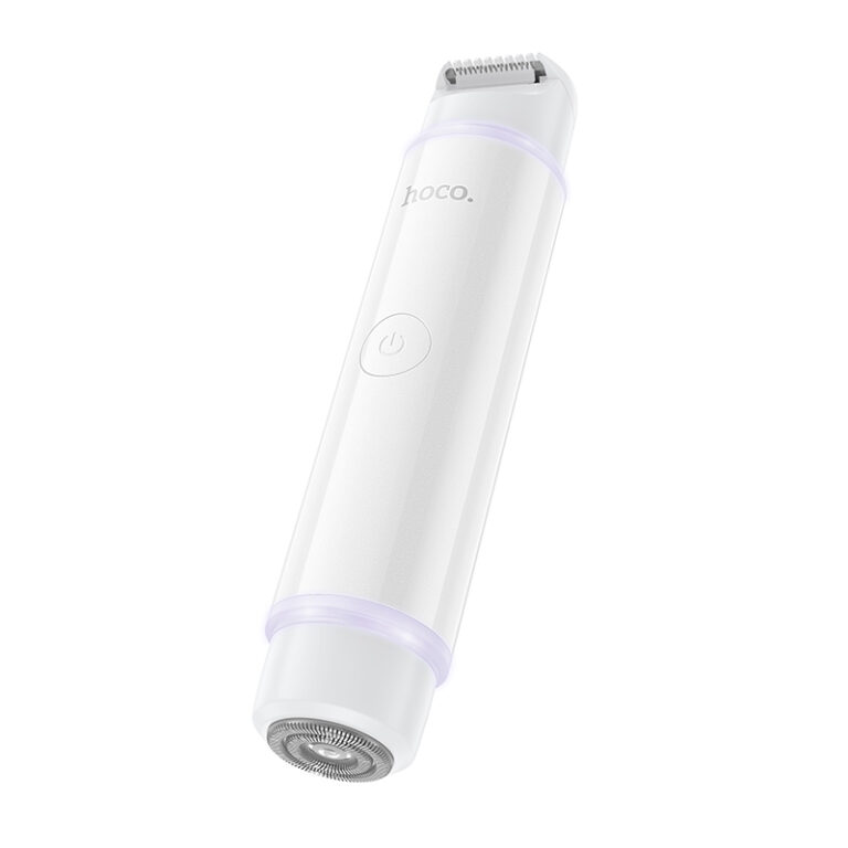 Hoco HP81 Επαναφορτιζόμενο Ladies Shaver 2 σε 1 6000rpm 400mAh IPX6 Κατάλληλο για Χρήση σε όλο το Σώμα Λευκό