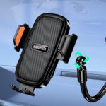 KAKUSIGA βάση smartphone αυτοκινήτου KSC-1723 για ταμπλό/παρμπρίζ, μαύρη - Image 3