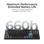 Keychron Q3 Ultra (Q3U-M3) ZMK RGB 8K Wireless Custom Mechanical Keyboard-Brown Switch 80% US - Image 3