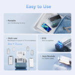 NIIMBOT smart θερμικός εκτυπωτής ετικετών B4, 203dpi, Bluetooth, μπλε - Image 6