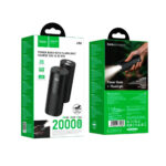 Power Bank Hoco J150 Stream 20000mAh 1xUSB-A 22.5W 1xUSB-C PD20W Digital LED Ένδειξη Μπαταρίας και Φακό Μαύρο - Image 2