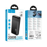 Power Bank Hoco J159A Essence 20000mAh 2xUSB-A 22.5W 1xUSB-C PD20W 1xMicroUSB 18W Digital LED Ένδειξη Μπαταρίας Μαύρο - Image 2