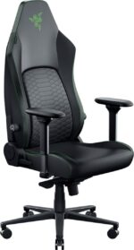Razer Iskur V2 NewGen Black - Lumbar Support - Leather with CoolTouch - Steel Frame - 136 kg