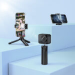 Selfie Stick Hoco K100 Prestigio και Τρίποδο Mini για Συσκευές 4.5"- 7" με Σπείρωμα 1/4" Κατάλληλο για Κάμερες Φώτα και Action Cameras - Image 4