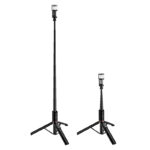 Selfie Stick Hoco K34 Spring και Τρίποδο για Συσκευές 4.5"- 7" Επεκτεινόμενo εως 1.36m με Τηλεχειριστήριο και Φωτισμό - Image 3