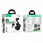 Wireless Hands Free Hoco EQ100 Intelligent TWS ANC Dual Microphone v6.0 500mAh 10  Ώρες Λειτουργίας και AI Μετάφραση σε 134 Γλώσσες και Ενσωματωμένη Βάση Κινητού Μαύρα - Image 2