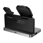 Ασύρματος Φορτιστής Hoco DWQ03 4 in 1 Qi 15W για Smartphone Earbuds Smartwatch με Ψηφιακό Ρολόι και Ξυπνητήρι - Image 3