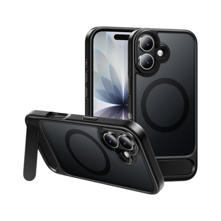 Θήκη Hoco Premium Vip Magsafe για Apple iPhone 17 με Ενσωματωμένο Stand Μαύρη