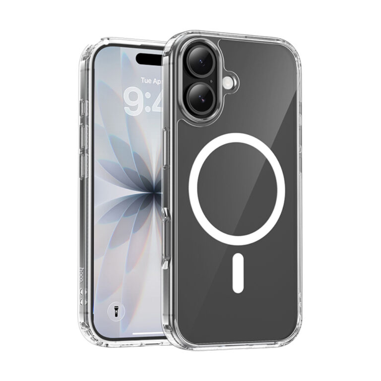 Θήκη Hoco TPU Magnetic Series Airbag Anti-fall για Apple iPhone 17 Διάφανη