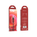 Καλώδιο Hoco SU99 USB σε Lightning Braided Μαύρο 1m - Image 2