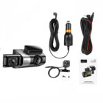 Καταγραφική Κάμερα Αυτοκινήτου Hoco DI64 Triumph 1080p Ultra Wide Γωνία Λήψης 170° 4" Οθόνη με Ταυτόχρονη Καταγραφή απο 3 Κάμερες - Image 3