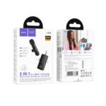 Μικρόφωνο Πέτου Ασύρματο Hoco L20B Fair Lavalier USB-C AUX Lightning 2.4Ghz Εμβέλεια 15m Digital Noise Cancellation ENC εως και 7 Ώρες Λειτουργίας - Image 2