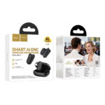 Σετ 2 Μικρόφωνα Πέτου Lavalier Ασύρματα Hoco L26 USB-C με AI Smart Μείωση Θορύβου 400mAh 6hrs Χρήσης Μαύρα - Image 2