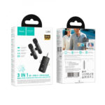 Σετ Μικρόφωνα Πέτου Ασύρματα Hoco L20C Fair Lavalier USB-C AUX Lightning 2.4Ghz Εμβέλεια 15m Digital Noise Cancellation ENC εως και 7 Ώρες Λειτουργίας - Image 2