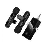 Σετ Μικρόφωνα Πέτου Ασύρματα Hoco L20C Fair Lavalier USB-C AUX Lightning 2.4Ghz Εμβέλεια 15m Digital Noise Cancellation ENC εως και 7 Ώρες Λειτουργίας - Image 3