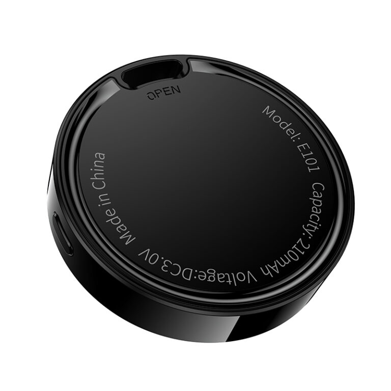 Συσκευή Εντοπισμού Hoco E101 για iOS και Android Συμβατό με Apple Find My Network και Google Find My Device Μαύρο