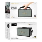 Φορητό Ηχείο Hoco DS61 Rhyme Retro Leather 14W BT V5.3 SD CARD AUX USB 2400mAh Black - Image 2