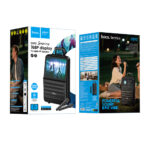 Φορητό Ηχείο Wireless Hoco DS70 Spacious v5.0 60W 7200mAh USB AUX TF Card με 2 Ασύρματα Μικρόφωνα Οθόνη Αφής 14.1" και Android 12 - Image 2